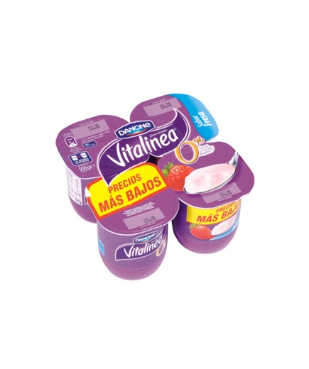 DANONE VITALINEA CREMOSO CON FRAMBUESA P/4UD.