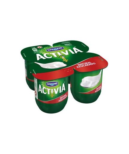 DANONE ACTIVIA NATURAL AZUCARADO PACK-4UD