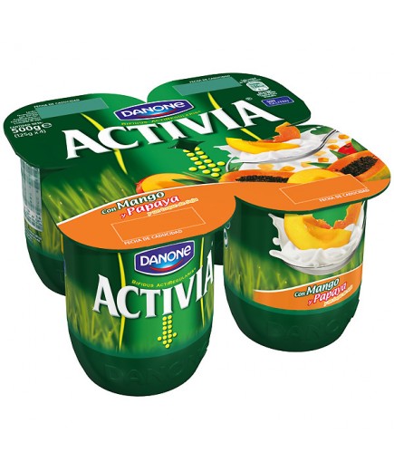 DANONE ACTIVIA CON MANGO PACK-4UD