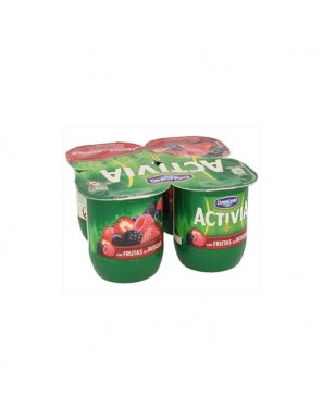 DANONE VITALINEA 0% FRUTAS DEL BOSQUE PACK-4 UD