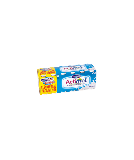 DANONE ACTIMEL NATURAL PACK-12 UD