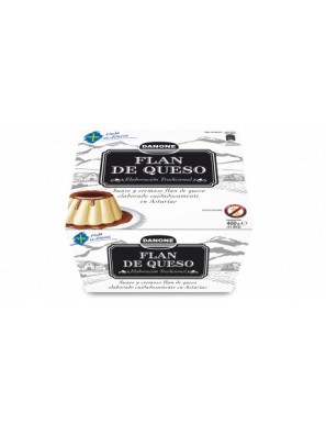 DANONE FLAN DE QUESO TRADICIONAL PACK-4UD X 100GR