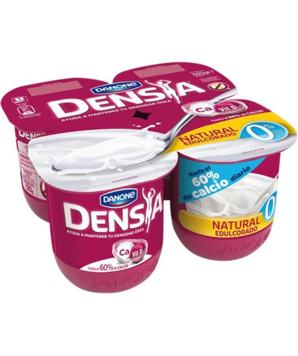 DANONE DENSIA NATURAL EDULCORADO 0% PACK/4UD