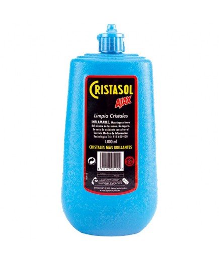 LIMPIACRISTAL CRISTASOL AZUL BOTELLA 500ML