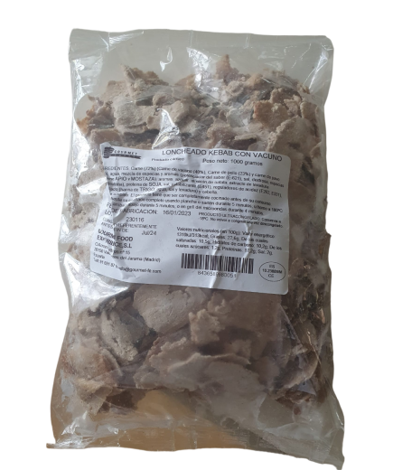 KEBAB TERNERA TIRAS GOURMET KEBAB B/1 KG