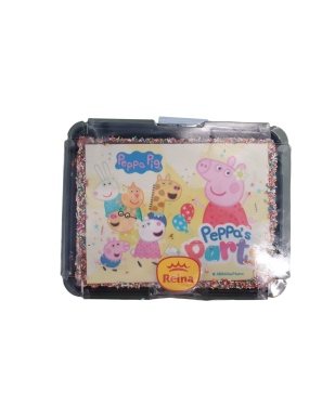 TARTA REINA INFANTIL PEPPA PIG 8 RACIONES