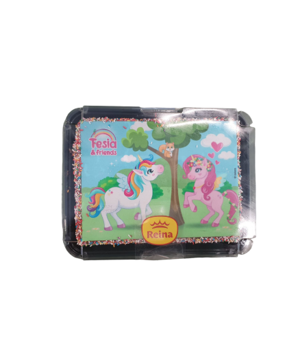 TARTA REINA INFANTIL UNICORNIO 8 RACIONES