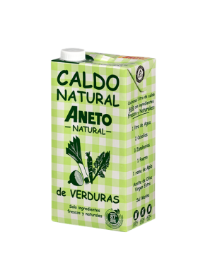 CALDO ANETO 100% NATURAL VERDURAS B/ 1 L