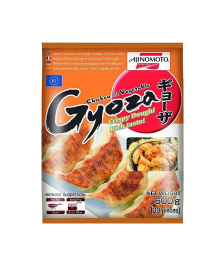 JP GYOZAS AJINOMOTO POLLO Y VERDURAS 600 GR CONG.