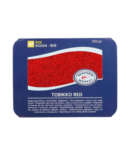 JP HUEVAS PEZ VOLADOR ROJO TOBIKO CONG. 500 GRS