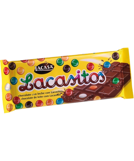 CHOCOLATE LACASITOS CON LECHE TABLETA 100 GR