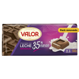 CHOCOLATE VALOR LECHE 35 % CACAO T/300 GR