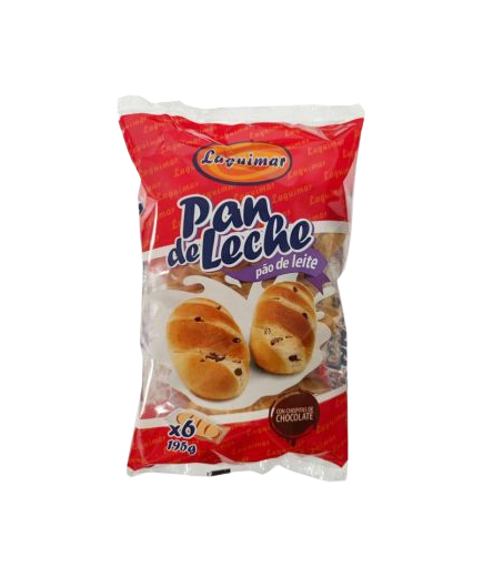 DULCES LAGUIMAR PAN DE LECHE CHISPITAS CHOCO 195GR