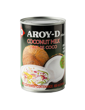 LECHE DE COCO AROY POSTRE (VERDE)  LATA 400 ML