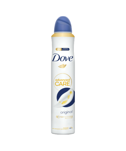 DESODORANTE DOVE ORIGINAL ADVANCED CARE SP/200ML