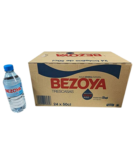 AGUA MINERAL BEZOYA  NATURAL CAJA X 24UD PET 500ML