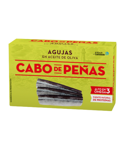 AGUJAS ACEITE/OLIVA CABO PEÑAS LATA 120 ML