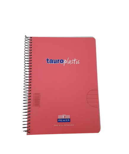 PP CUADERNO TAUROPLASTI 80H 4º PAUTA HORIZONTAL UD