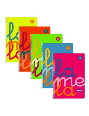 PP CUADERNO LAMELA POLIPROPILEN 80H Fº 3-4-5 MM UD