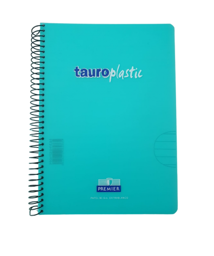 PP CUADERNO TAUROPLASTI 80H 4º PAUTA HORIZONTAL UD