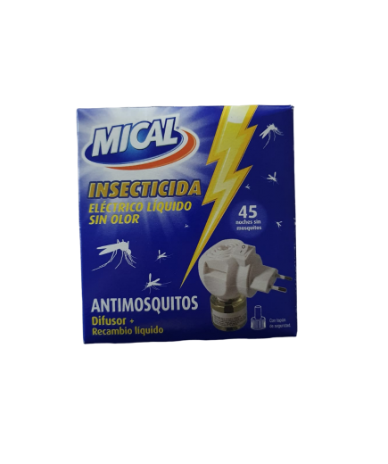 INSECTICIDA MICA ELECT. S/OLOR APARATO+RECAMBIO