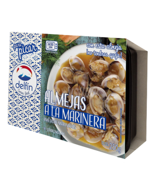 ALMEJAS A LA MARINERA DELFIN PAQUETE 250GR