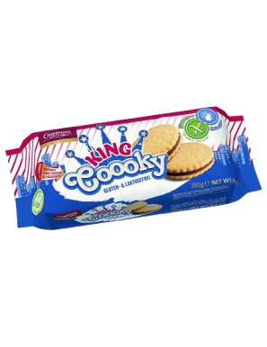 GALLETA CHOCOLATE KING COOKY S/GLUTEN 250GR