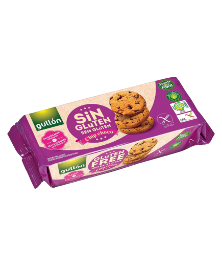 GALLETAS GULLON CHIP CHOCO S/GLUTEN (LILA) P/130 G