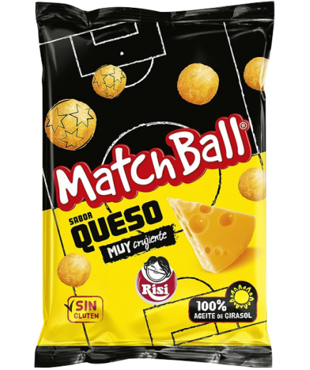 MATCH BALL RISI SABOR QUESO S/GLUTEN   B/105 GR