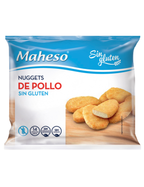 NUGGET POLLO (SIN GLUTEN) MAHESO B/ 300 GR.