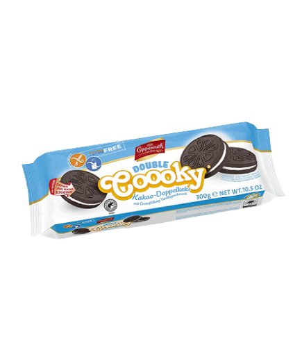 S/GLUTEN GALLETAS COOOKY DOUBLE RELLENAS P/300 GR