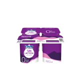 KAIKU YOGUR DESNATADO S/LACTOSA NATURAL P/4 UD