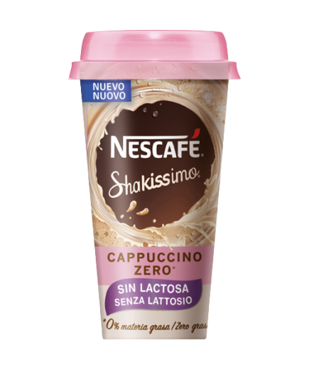 NESCAFE SHAKISSIMO CAPUCCINO ZERO S/LACT. B/190 ML