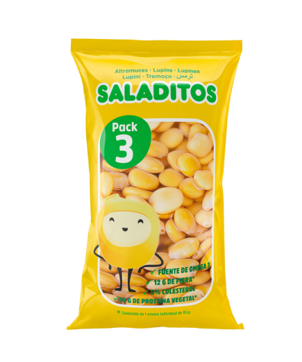 ALTRAMUCES SALADITOS PACK/3UD 285GR