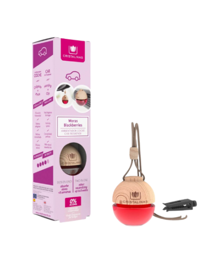 AMBIENTADOR COCHE CRISTALINAS MORAS 6ML.