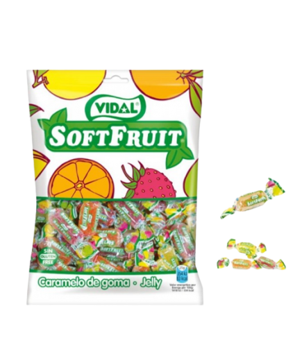 GOMINOLAS  VIDAL CARAMELO GOMA SOFT FRUIT B/1KG