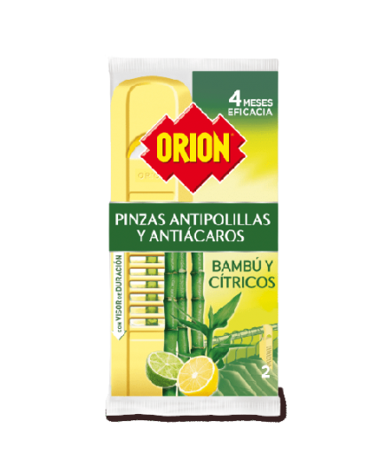 ANTIPOLILLAS ORION PINZA LIMÓN-BAMBU PROTECT P/2UD