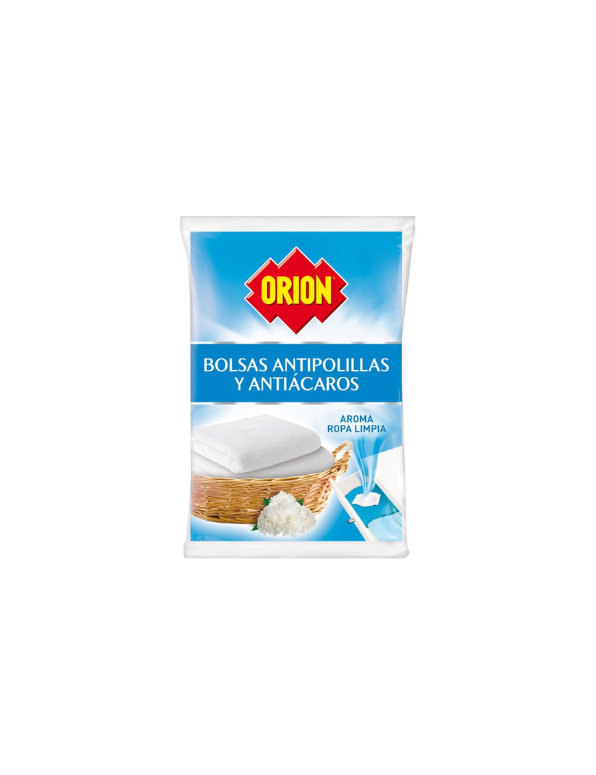 ANTIPOLILLAS ORION BOLSA ROPA LIMPIA B/20 UD