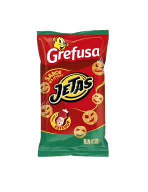 APERITIVOS GREFUSA JETAS C/KETCHUP B/70 GR 1,40€