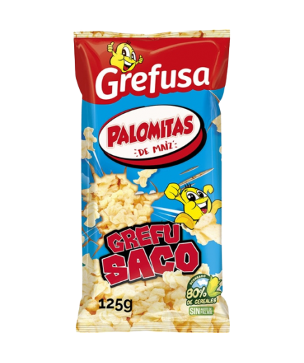 APERITIVOS GREFUSA PALOMITA MAIZ SACO B/125GR1,20€