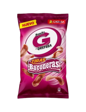 APERITIVOS GREFUSA TIRAS BACONERAS B/120 GR 1,40€