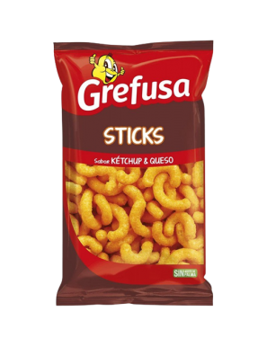 APERITIVOS STICKS KETCHUP & QUESO B/120 GR 1,40€