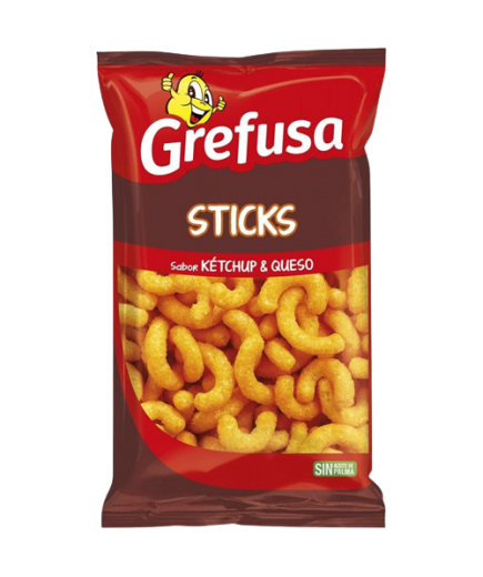 APERITIVOS STICKS KETCHUP & QUESO B/120 GR 1,40€