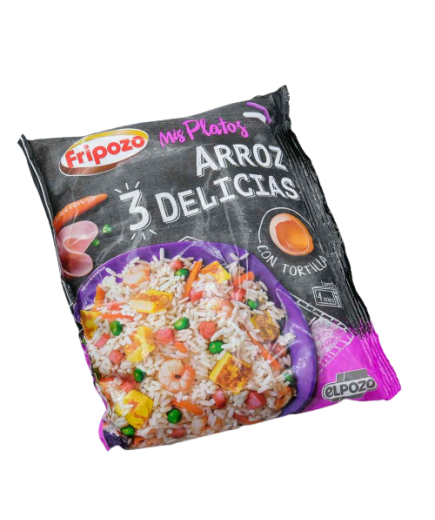 ARROZ 3 DELICIAS CONG. FRIPOZO C/67188 B/500 GR