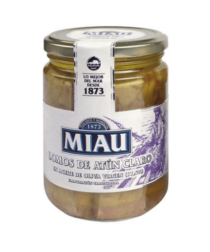 ATUN MIAU CLARO (LOMOS) A/OLIVA T/C 350 ML