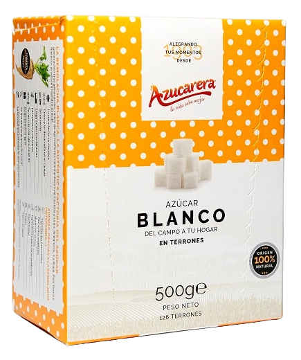 AZUCAR BLANCA AZUCARERA TERRON CAJA 500 GR. 126 UD