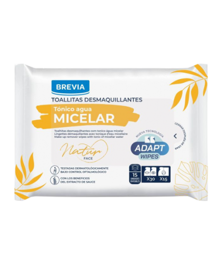 TOALLITAS DESMAQUILLADORAS AGUA MICELAR P/15 UD