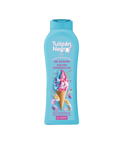 GEL BAÑO TULIPAN NEGRO UNICORNIO B/650ML