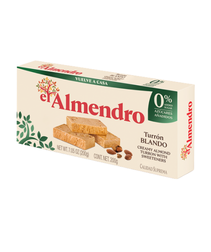 TURRON ALMENDRO S/A BLANDO RF/90811 P/200 GR