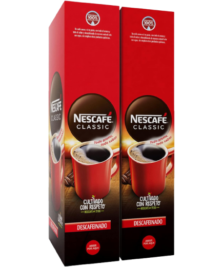 DESCAFEINADO NESCAFE ESTUCHE 100 SOBRES-2.GR.